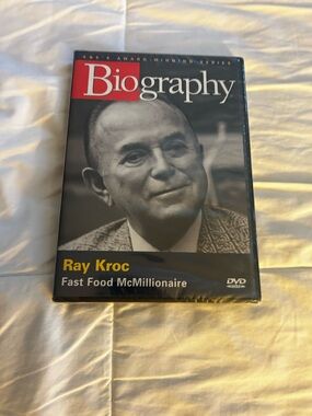 Ray Kroc Biography DVD NEW Sealed Fast Food McMillionaire A&E OOP